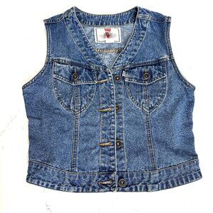 VTG Levi’s Jeans for Women Made in Hong Kong Jean Vest Size M EVC
